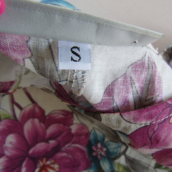 Bryn Walker Women's Relaxed Boatneck 3/4 Sleeve Bex Shirt Size S Floret Print - Picture 4 of 8